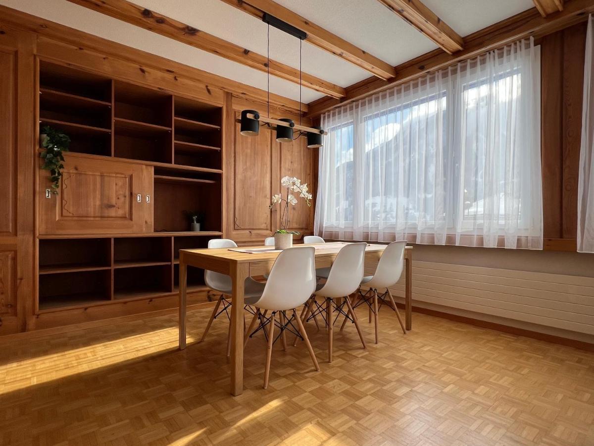 Ferienwohnung Dorfzentrum Disentis Bagian luar foto